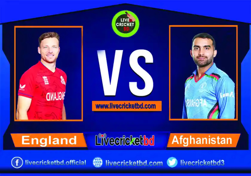 England vs Afghanistan 13th Match Live Cricket Score