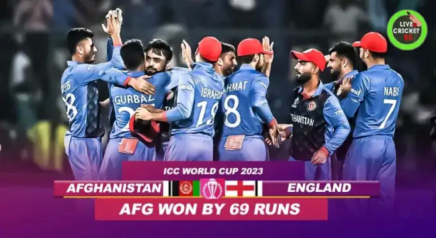 England vs Afghanistan, 13th Match, Afghanistan won by 69 runs