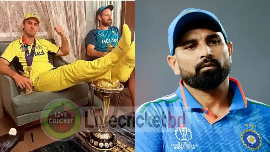 Mohammed Shami  hurt, Mitchell Marsh celebrated with the World Cup trophy