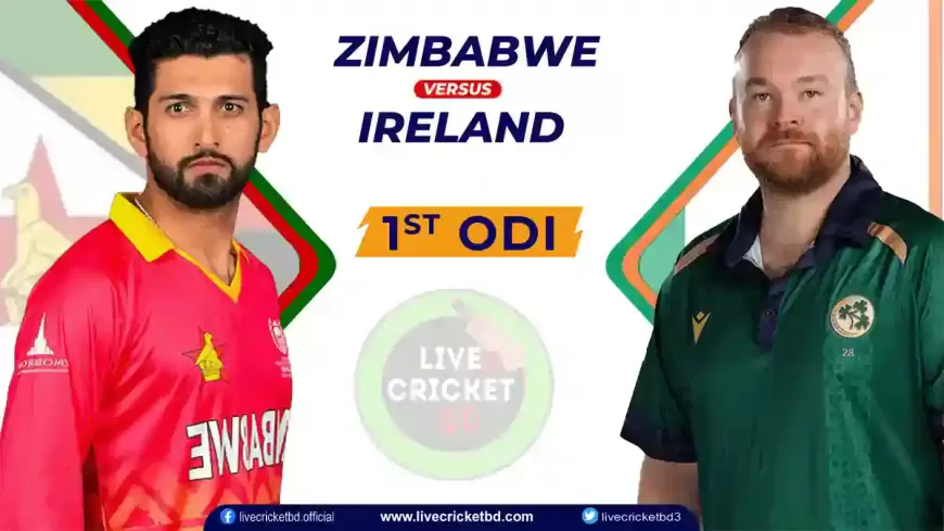 live cricket score Ireland vs Zimbabwe 1st ODI