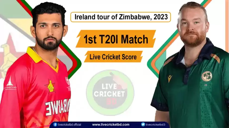 Live Cricket Score Zimbabwe vs Ireland, 1st T20I