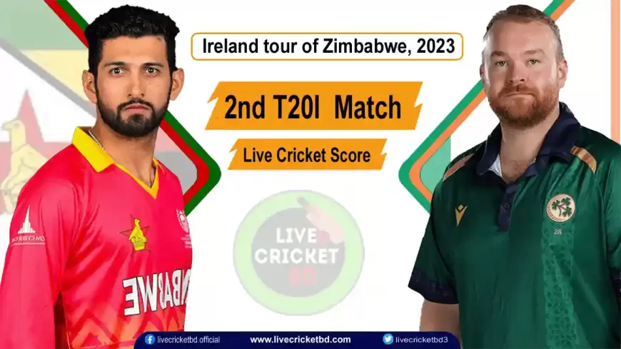 Live Cricket Score Zimbabwe vs Ireland, 2nd T20I
