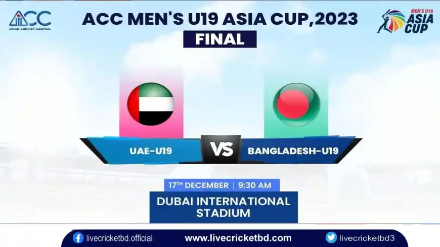 ACC U19 Asia Cup, 2023  Bangladesh vs United Arab Emirates