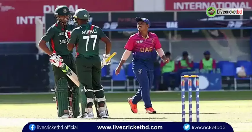 The youth of Bangladesh defeated the Emirates in the Asia Cup