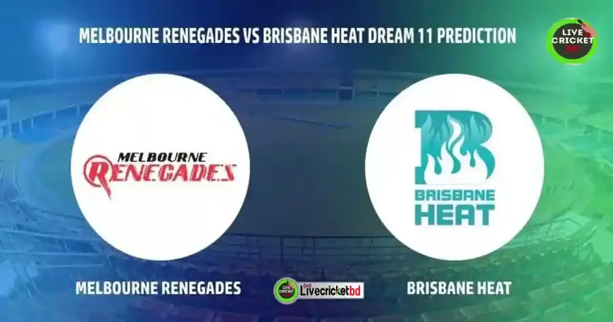 Cricket Score, Melbourne Renegades vs Brisbane Heat, 10th Match