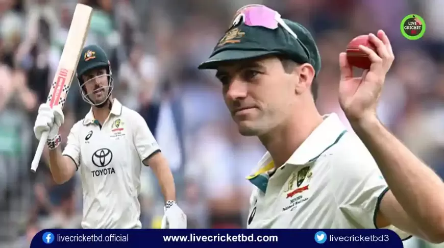 Cummins and Marsh lead fightback Test Match against Pakistan