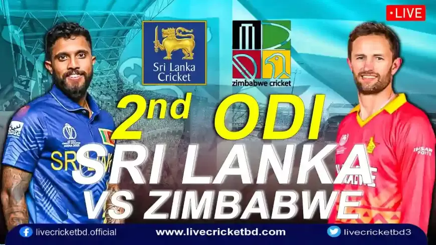 Live Cricket Score, Sri Lanka vs Zimbabwe, 2nd ODI