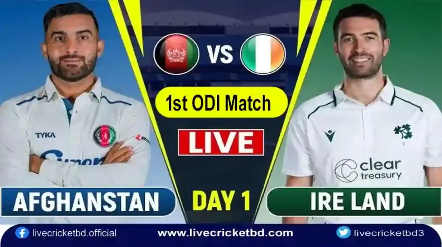 Live Cricket Score, Afghanistan vs Ireland, 1st ODI