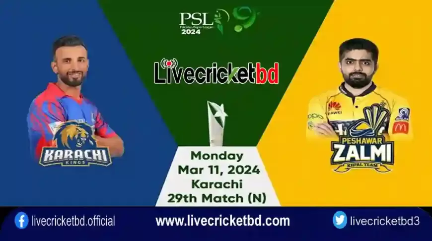 Karachi Kings vs Peshawar Zalmi, 29th Match