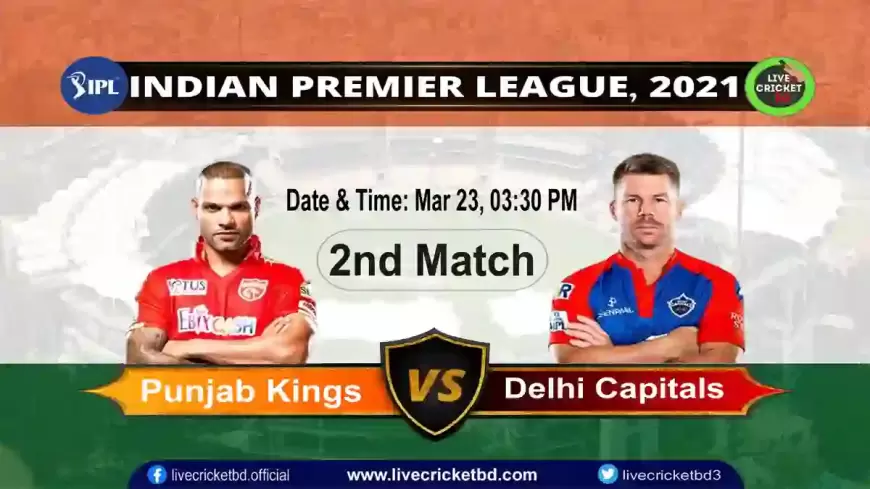 Punjab Kings vs Delhi Capitals, 2nd Match