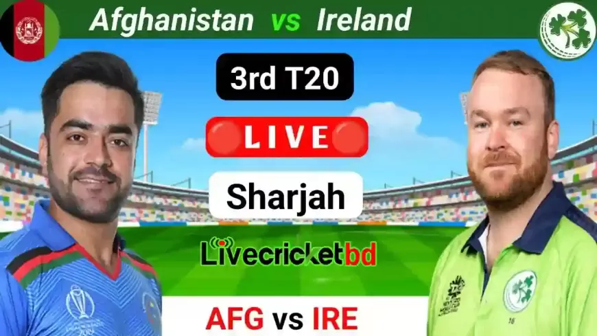 Afghanistan vs Ireland, 3rd T20I - Live Cricket Score