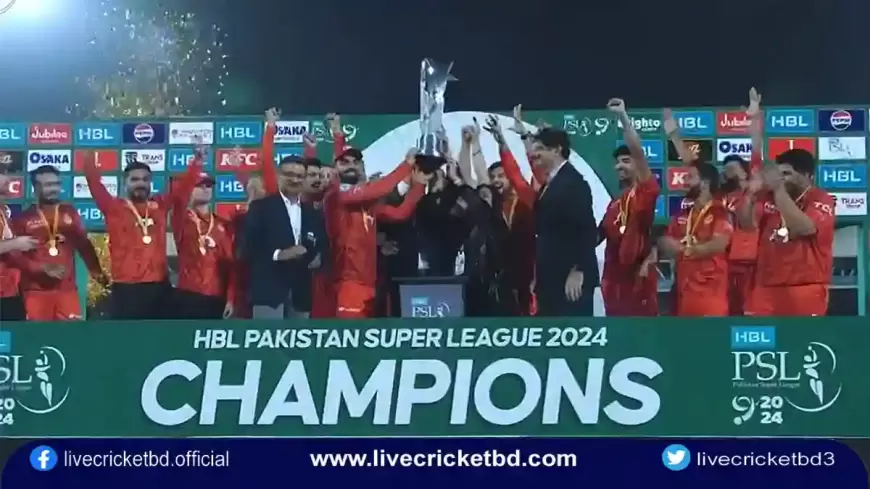 PSL 9 Pakistan Super League champions 2024