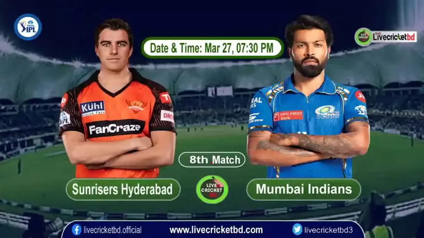 Sunrisers Hyderabad vs Mumbai Indians, 8th Match