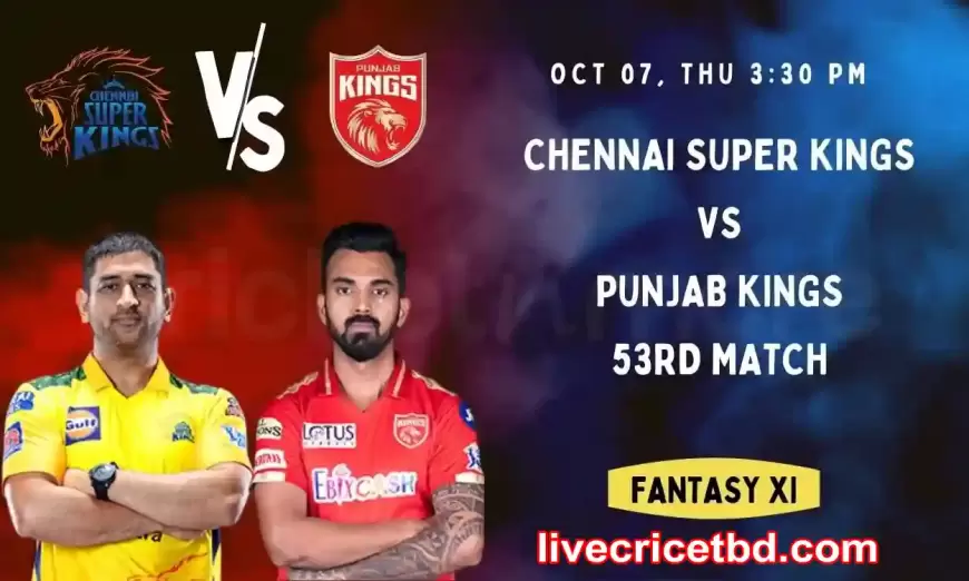 Punjab Kings vs Chennai Super Kings, 53rd Match