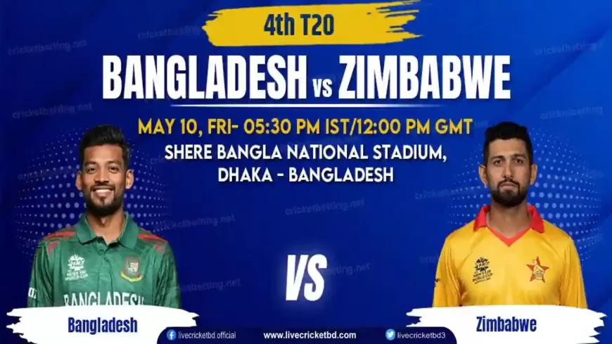 bd Cricket, Bangladesh vs Zimbabwe, 4th T20I, Live Cricket Score