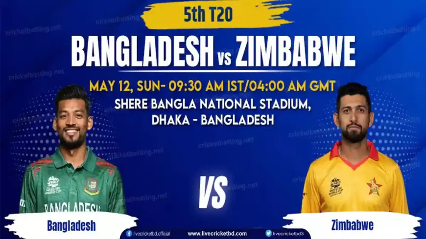 bd Cricket, Bangladesh vs Zimbabwe, 5th T20I, Live Cricket Score