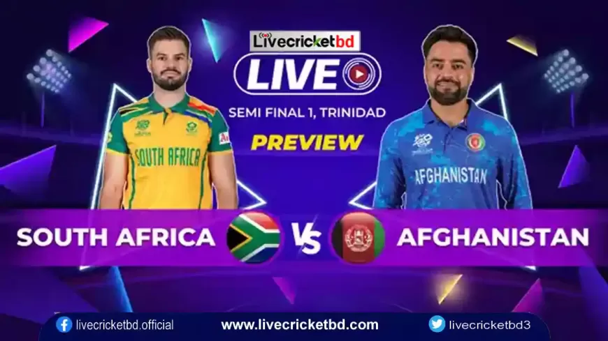 South Africa vs Afghanistan, 1st Semi-Final