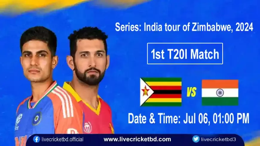 India vs Zimbabwe, 1st T20I - Live Cricket Score