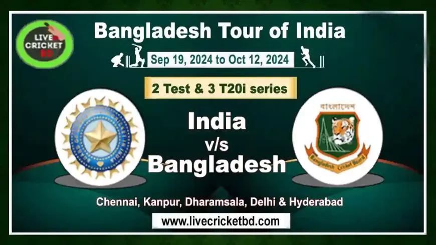 Bangladesh tour of India, 2024