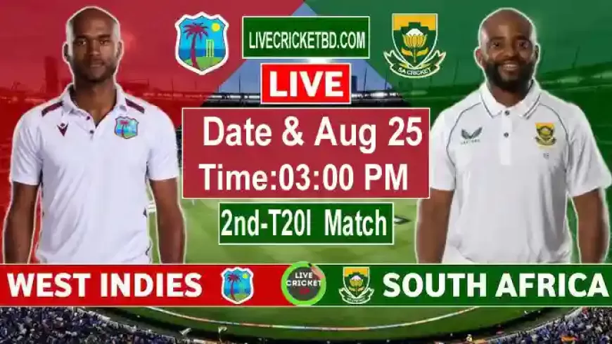 West Indies vs South Africa, 2nd T20I