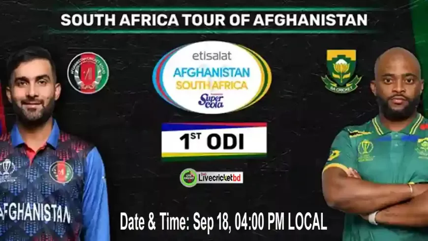 Afghanistan vs South Africa, 1st ODI