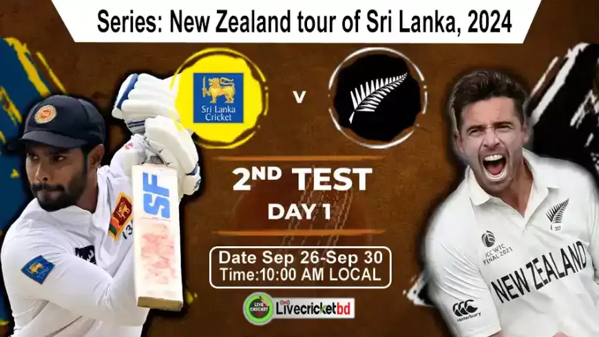 Sri Lanka vs New Zealand, 2nd Test