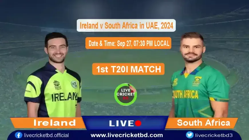 Ireland vs South Africa, 1st T20I