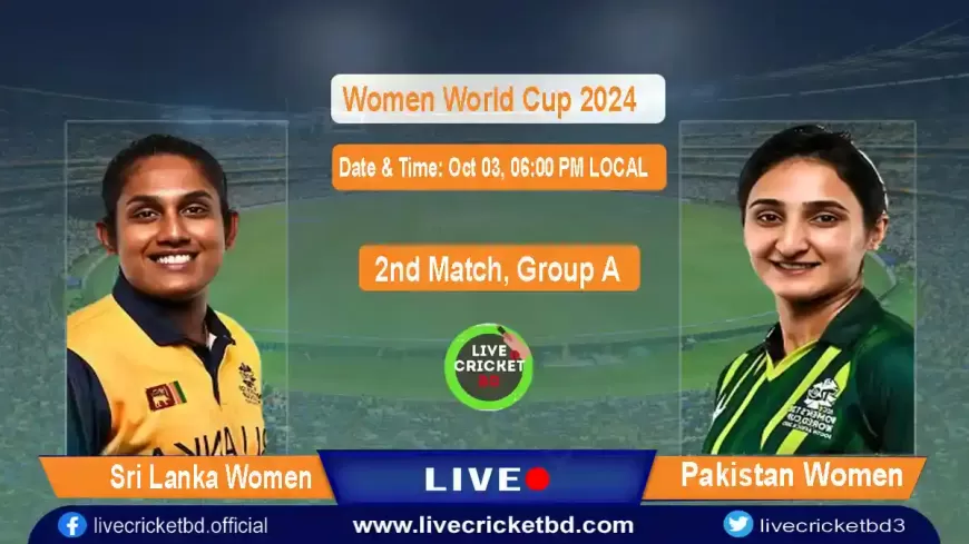 Pakistan Women vs Sri Lanka Women, 2nd Match, Group A