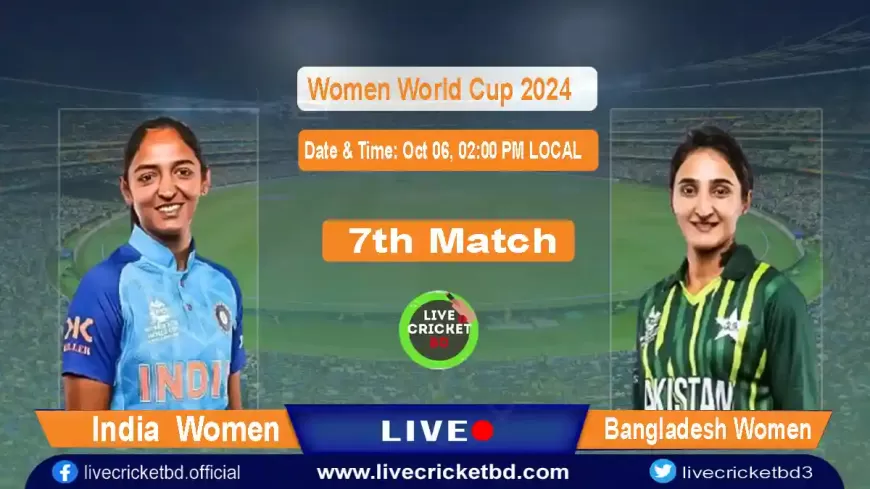 India Women vs Pakistan Women 7th Match, live cricket score