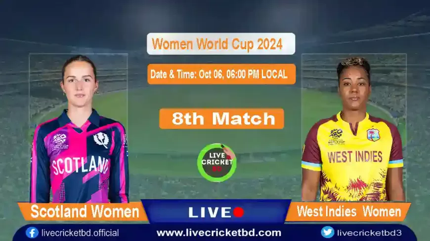 West Indies Women vs Scotland Women, 8th Match