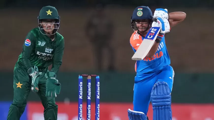 India Women's faced Pakistan Women's in the Women's T20 World Cup 2024