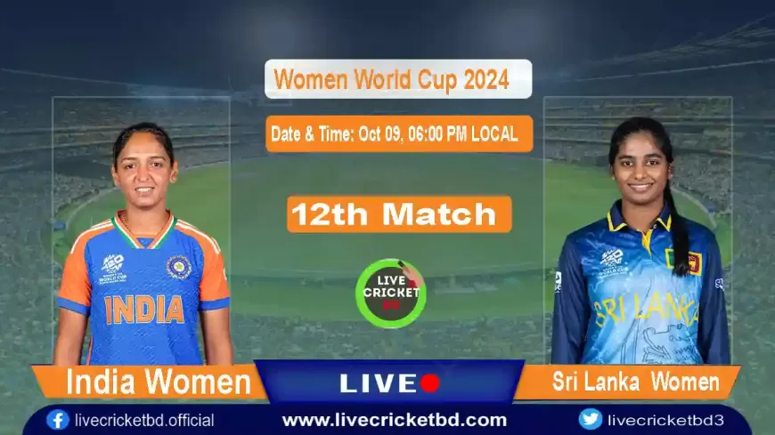 India Women vs Sri Lanka Women, 12th Match