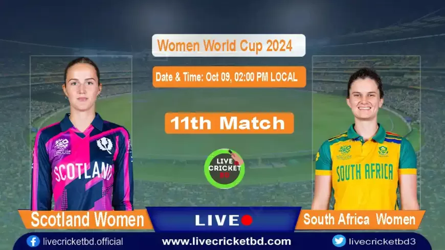 South Africa Women vs Scotland Women, 11th Match