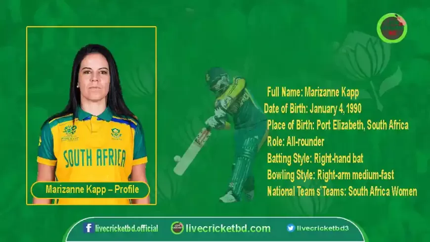 Marizanne Kapp Profile - Cricket Player South Africa | Stats, Records,