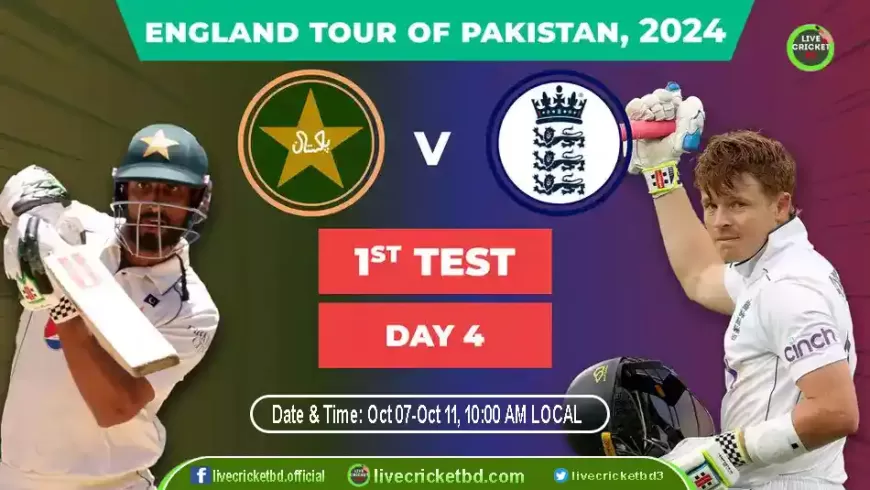 Pakistan vs England, 1st Test - Live Cricket Score