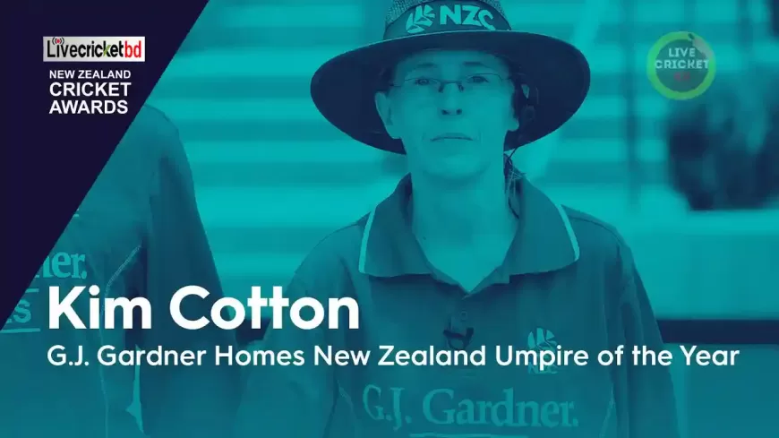 Kim Cotton profile Pioneering New Zealand Cricket Umpire  | Stats, Records