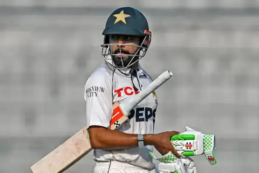 Babar Azam is going to be dropped from Pakistan's Test team