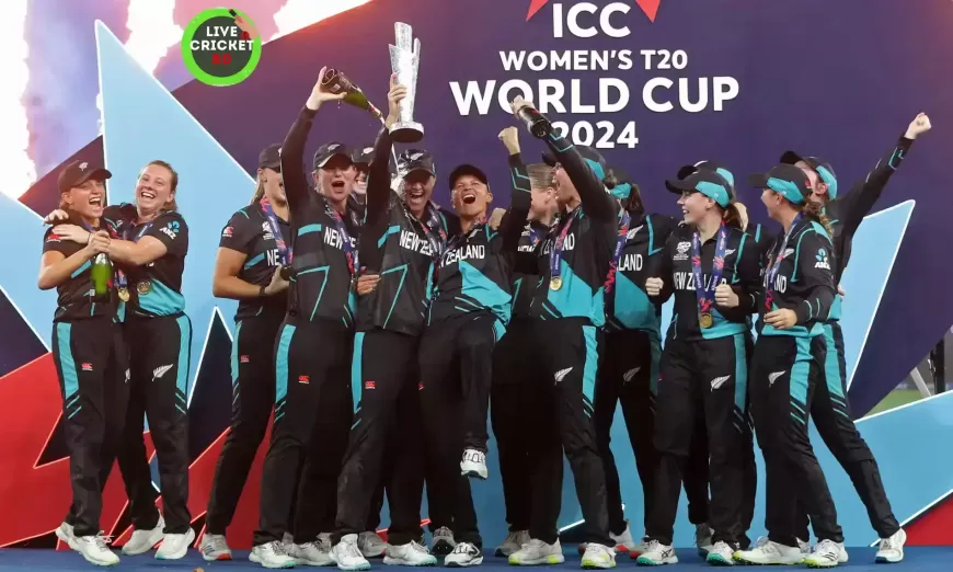 New Zealand women's cricket T20 World Cup champions 2024