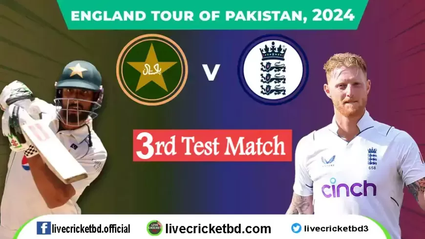 Pakistan vs England, 3rd Test Match  Analyse Report  Live CricketScore