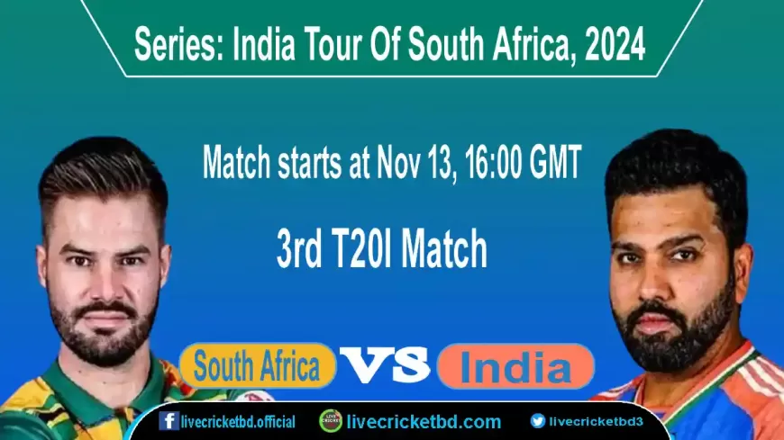 South Africa vs India, 3rd T20I Match Analyse Report, Cricket Score