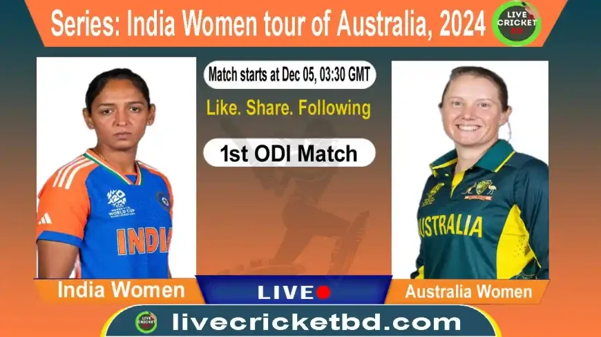 Australia Women vs India Women, 1st ODI, Match Live Cricket Score