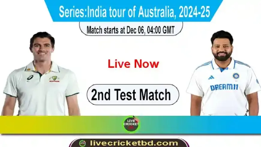 Australia vs India, 2nd Test Match Live Cricket Score