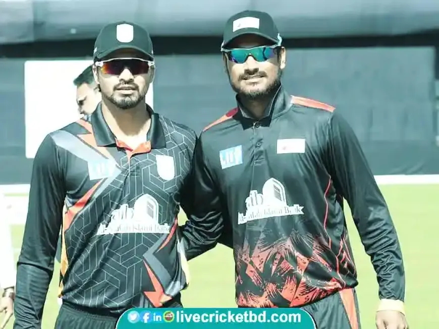 Mohammad Naeem (right) is at the top of the batting charts, Khulna's Nurul Hasan is at the top of the BCB