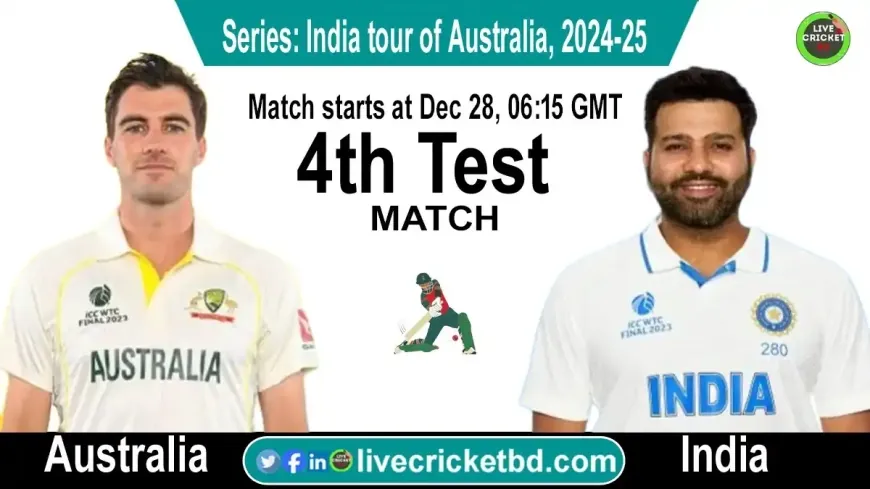 Australia vs India, 4th Test Match Score