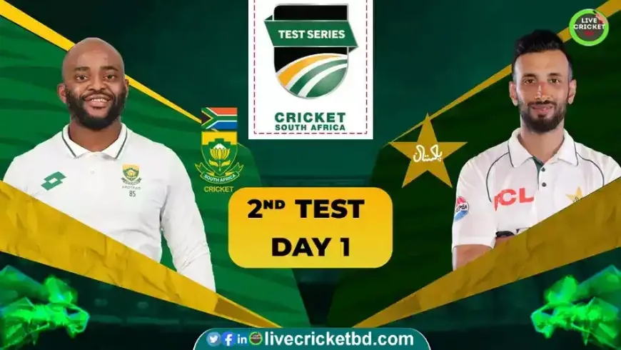 South Africa vs Pakistan, 2nd Test  Match Live cricket Score