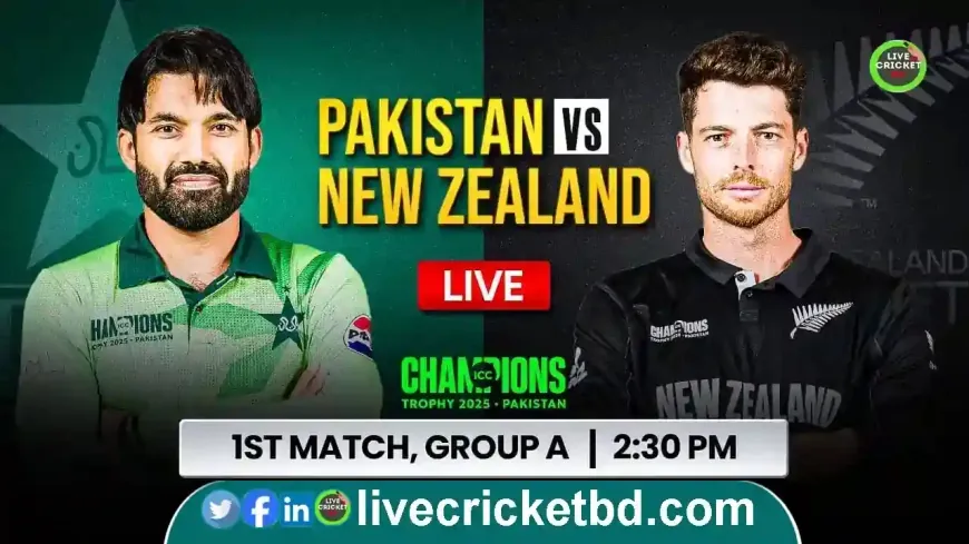 Pakistan vs New Zealand, 1st Match, Group A