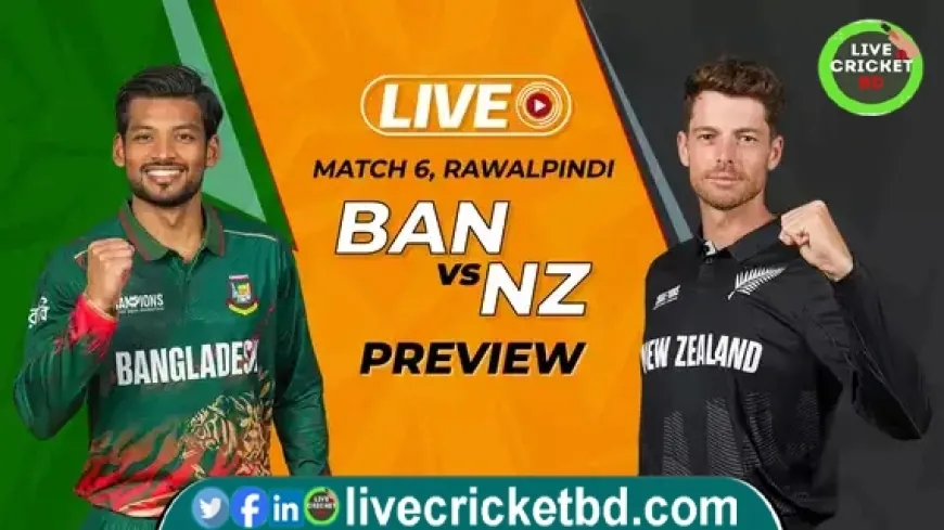 Bangladesh vs New Zealand, 6th Match, Group A